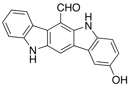 5,11-Dihydro-2-hydroxyindolo[3,2-β]carbazole-6-carboxaldehyde
