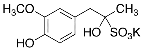 α,4-Dihydroxy-3-methoxy-α-methyl-benzeneethanesulfonic Acid Potassium Salt