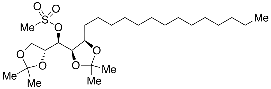 (2R,3R,4R,5R)-1,2:4,5-Di-O-isopropylidene-3-nonadecanol Methanesulfonate 