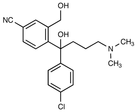 4-[4-(Dimethylamino)-1-(4’-chlorophenyl)-1-hydroxybutyl]-3-(hydroxymethyl)-benzonitrile