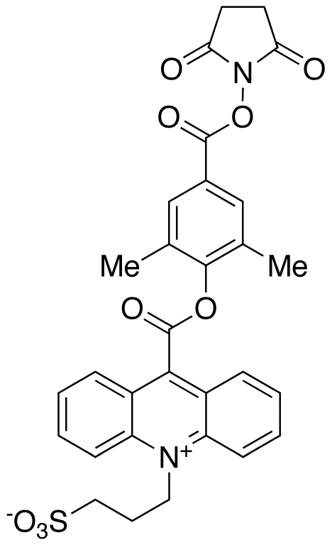 2’,6’-Dimethylcarbonylphenyl-10-sulfopropylacridinium-9-carboxylate 4’-NHS Ester