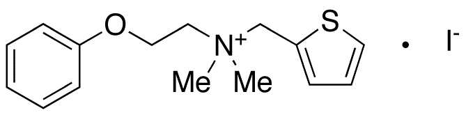 N,N-Dimethyl-N-2-phenoxyethyl-N-2’-thenylammonium Iodide