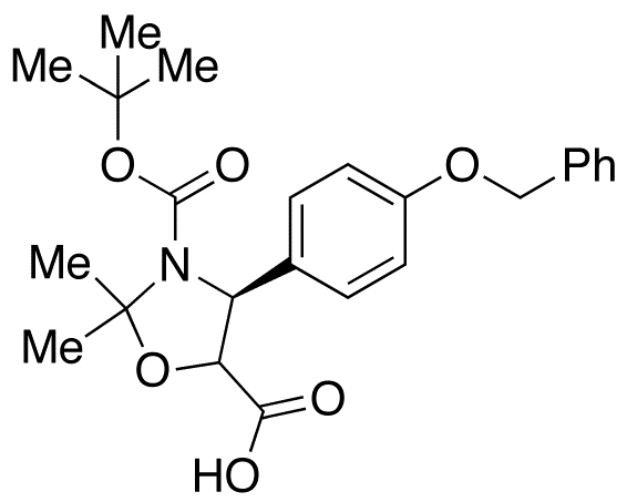 (4S,5R)-2,2-Dimethyl-4-[4-(phenylmethoxy)phenyl]-3,5-oxazolidinedicarboxylic Acid 3-(1,1-Dimethylethyl) Ester