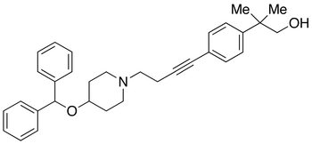 4-[4-(Diphenylmethoxy)-1-piperidinyl]-1-[4-[(2-hydroxy-1,1-dimethyl)ethyl]phenyl]butyne