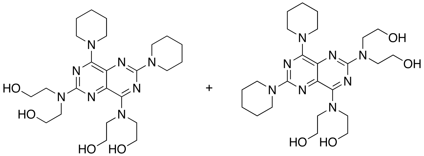 2,4-Dipiperido-6,8-didiethanolamino Dipyridamole  2,8-Dipiperido-4,6-didiethanolamino Dipyridamole(Mixture)