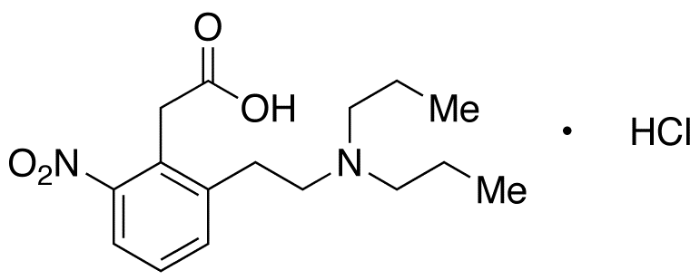 2-[2-(Dipropylamino)ethyl]-6-nitrophenyl Acetic Acid HCl