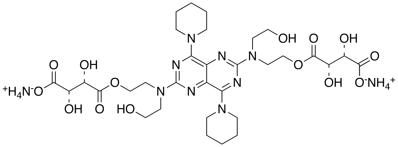 Dipyridamole Ditartaric Acid Diester Diammonium Salt (90%)