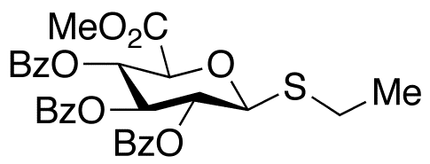 Ethyl 2,3,4-Tri-O-benzoyl-β-D-thioglucopyranosiduronic Acid Methyl Ester