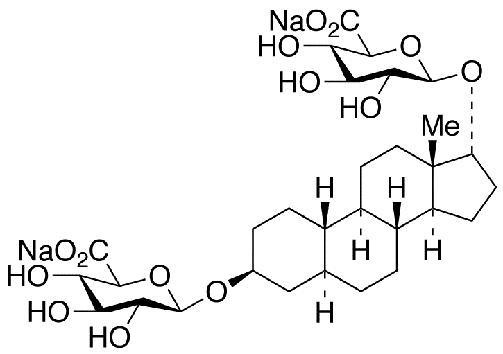 5α-Estrane-3β,17α-diol Bis(β-D-glucuronide) Disodium Salt
