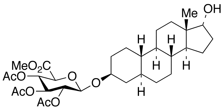 5α-Estrane-3β,17α-diol 3-tri-O-Acetyl-β-D-glucuronide Methyl Ester