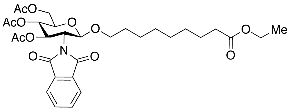 8-Ethoxycarbonyloctyl-(3,4,6-tri-O-acetyl-2-deoxy-2-phthalimido-β-D-glucopyranoside