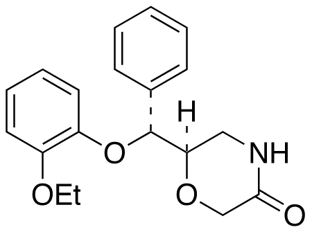 rel-(2R,3R)-6-[α-(2-Ethoxyphenoxy)benzyl]morpholin-3-one