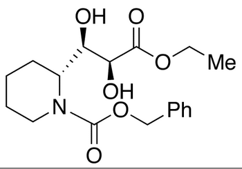 Ethyl N-Benzyloxycarbonyl-3-[(2R)-piperidinyl)]-(2R,3S)-dihydroxrpropanoate