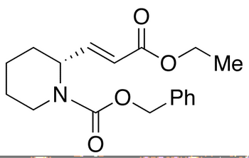 Ethyl N-Benzyloxycarbonyl-3-[(2R)-piperidinyl)]-2(E)-propenoate