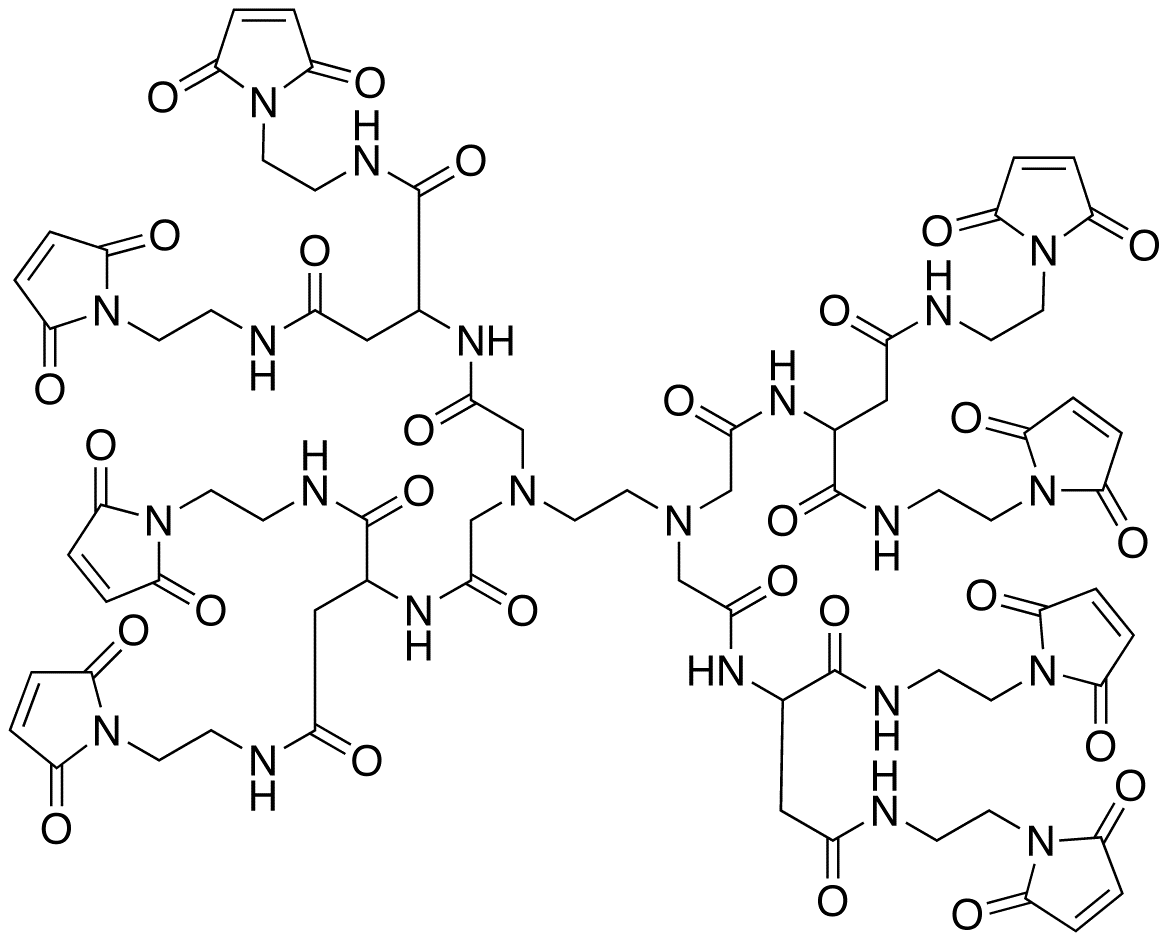 Ethylenediamine-N,N,N’,N’-tetraacetic Acid Tetraaspartic Acid Octa[amido[N-(2-aminoethyl)maleimide]] 