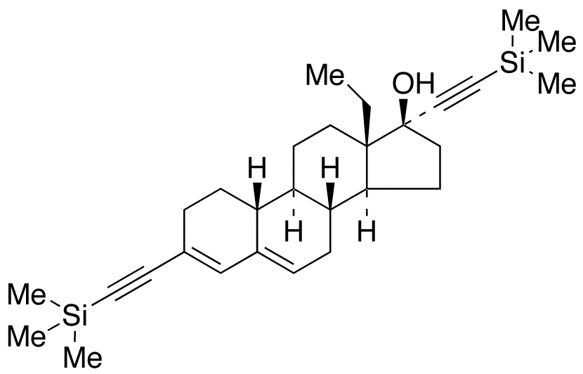 13-Ethyl-3,17α-trimethylsilylethynyl-18,19-dinor-pregna-3,5-dien-17-ol