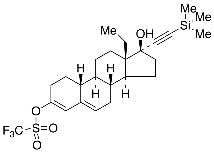 13-Ethyl-17α-trimethylsilylethynyl-3-triflate-18,19-dinor-pregna-3,5-dien-17-ol