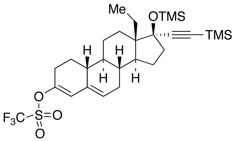 13-Ethyl-17α-trimethylsilylethynyl-3-triflate-18,19-dinor-pregna-3,5-dien-17-ol Trimethylsilyl Ether