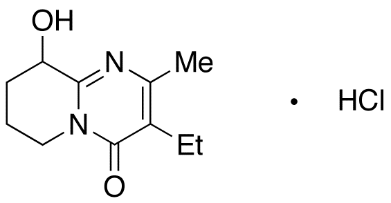 3-Ethyl-6,7,8,9-tetrahydro-9-hydroxy-2-methyl-4H-pyrido[1,2-α]pyrimidin-4-one HCl 