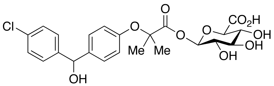 Fenirofibrate Acyl-β-D-glucuronide (Mixture of Diastereomers)