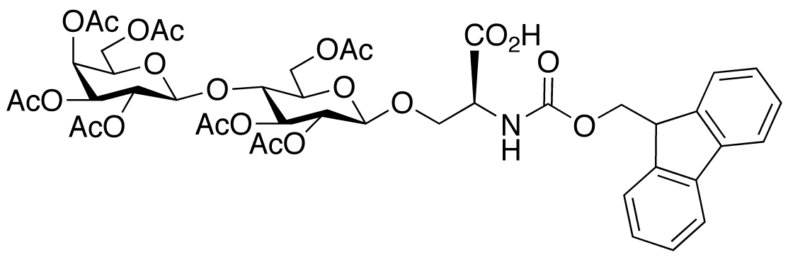 N-(9-Fluorenylmethoxycarbonyl)-O-(2,3,6,2’,3’,4’,6’-hepta-O-acetyl-β-D-lactosyl)-L-serine
