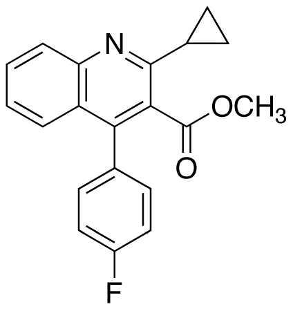 4-(4-Fluorophenyl)-2-cyclopropylquinoline-3-carboxylic Acid Methyl Ester