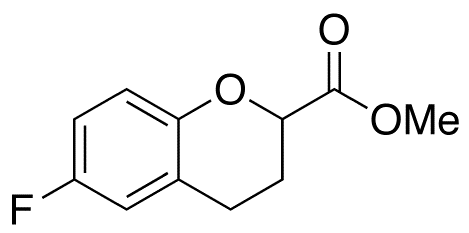 rac-6-Fluoro-3,4-dihydro-2H-1-benzopyran-2-carboxylic Acid Methyl Ester