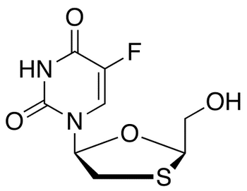 cis 5-Fluoro-1-[2-(hydroxymethyl)-1,3-oxathiolan-5-yl]-2,4(1H,3H)- pyrimidinedione