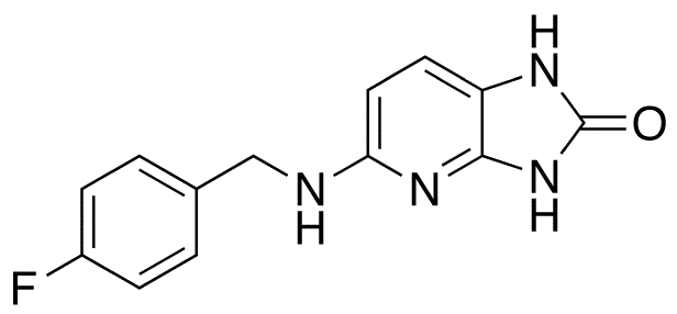 5-[[(4-Fluorophenyl)methyl]amino]-1,3-dihydro-2H-imidazo[4,5-β]pyridin-2-one 
