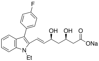 Fluvastatin N-Ethyl Sodium Salt (Fluvastatin Impurity)