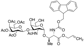 N-Fmoc-2’3’4’6’-tetra-O-acetyl T Epitope, Threonyl Allyl Ester