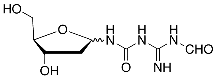 N-Formyl D-2’-Deoxyribofuranosyl-3-guanylurea(α/β-Mixture)