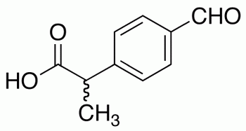 rac 2-(4-Formylphenyl)propionic Acid (Ibuprofen Impurity K)
