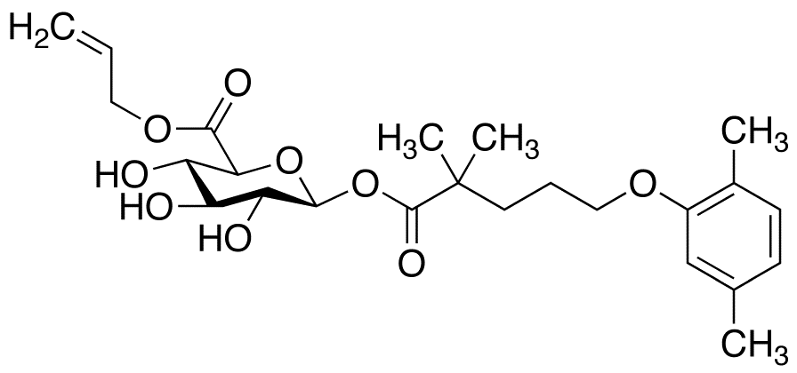 Gemfibrozil 1-O-β-D-Glucuronide Allyl Ester
