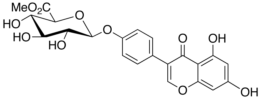 Genistein 4’-β-D-Glucuronide Methyl Ester