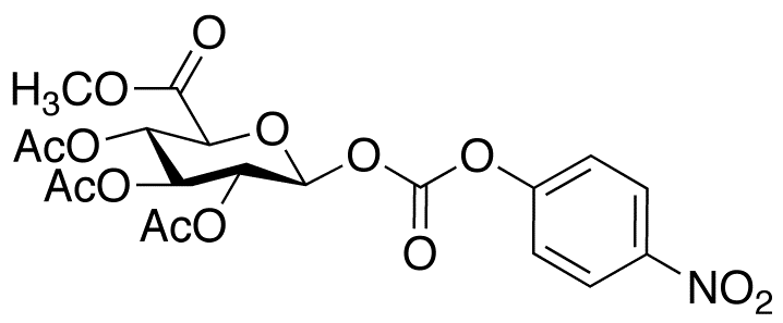 β-D-Glucopyranuronic Acid Methyl Ester 2,3,4-Triacetate 1-(4-Nitrophenyl Carbonate) 