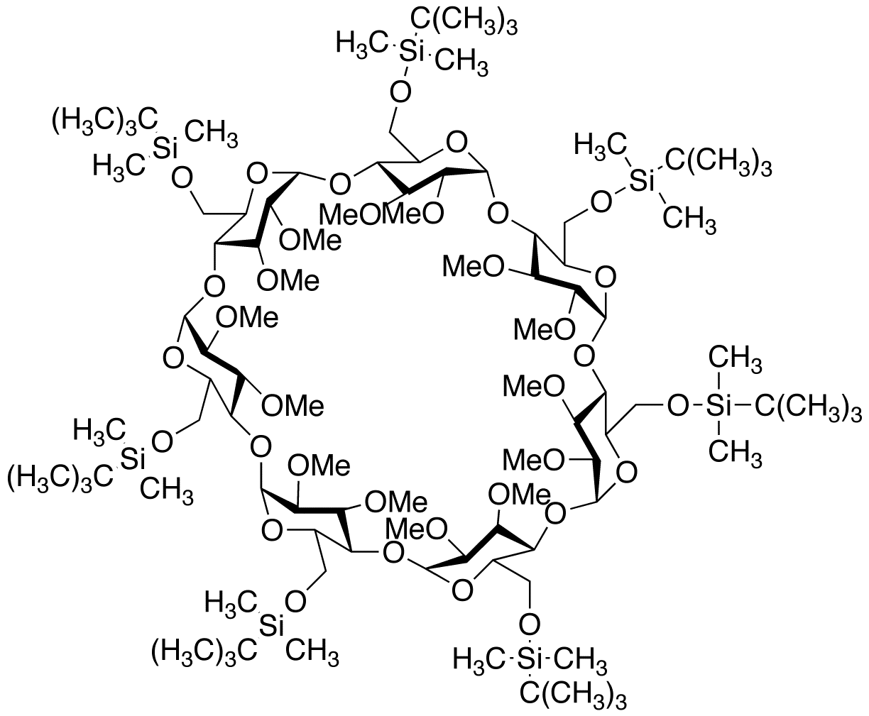 Heptakis(2,3-di-O-methyl-6-O-tert-butyldimethylsilyl)-β-cyclodextrin