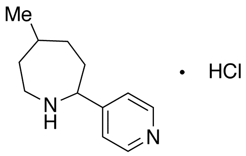 Hexahydro-5-methyl-2-(4-pyridinyl)-1H-azepine HCl