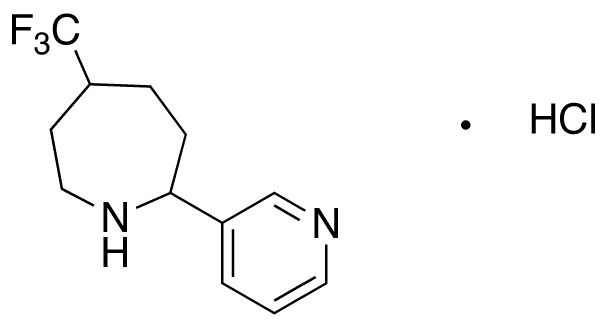 Hexahydro-2-(3-pyridinyl)-5-(trifluoromethyl)-1H-azepine HCl