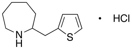 Hexahydro-2-(2-thienylmethyl)-1H-azepine HCl