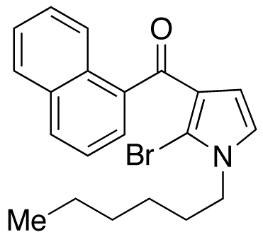 1-Hexyl-2-bromo-3-(1-naphthoyl)pyrrole