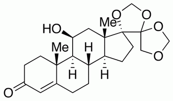 11β-Hydroxy-17,20:20,21-bis(methylenedioxy)pregn-4-en-3-one