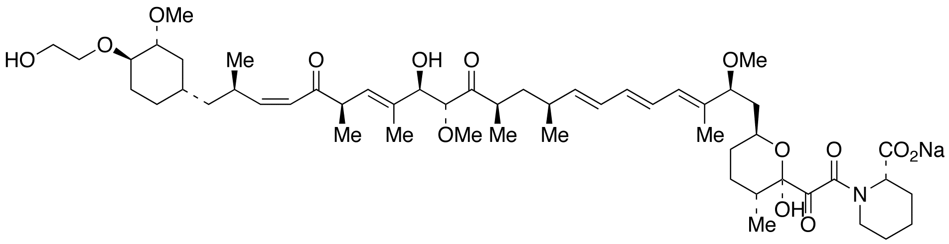 (19Z)-seco-[4-O-(2-Hydroxyethyl)] Rapamycin Sodium Salt