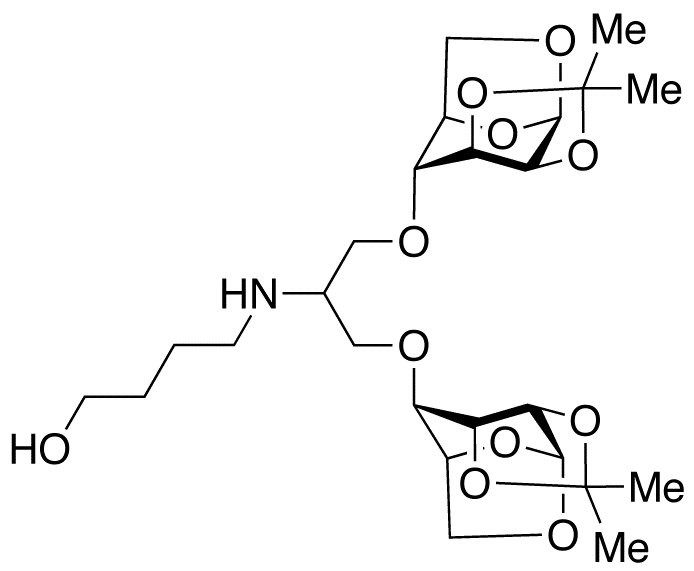 N-(4-Hydroxybutyl)-1,3-bis-O-(1,6-anhydro-2,3-O-iospropylidene-β-D-mannopyranose)serinol