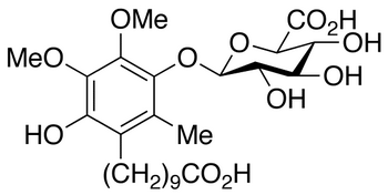 4-Hydroxy-3-(10-carboxydecyl)-5,6-dimethoxy-2-methylphenyl β-D-Glucuronide