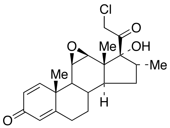 17α-Hydroxy-21-chloro-9β,11β-epoxy-16α-methylpregna-1,4-diene-3,20-dione