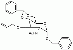 3-(Benzyl 2-Acetamido-3-O-allyl-4,6-O-benzylidene-2-deoxy-α-D-glucopyranoside