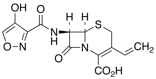 (6R,7R)-7-(4-Hydroxyisoxazole-3-carboxamido)-8-oxo-3-vinyl-5-thia-1-azabicyclo[4.2.0]oct-2-ene-2-carboxylic Acid