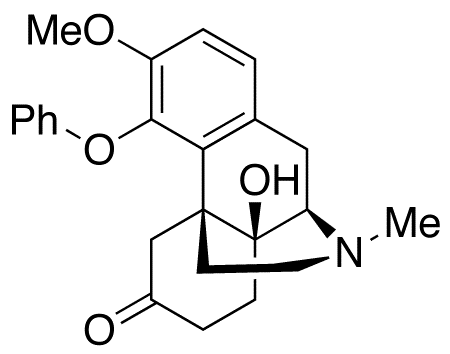 14-Hydroxy-3-methoxy-N-methyl-6-oxo-4-phenoxy-morphinan