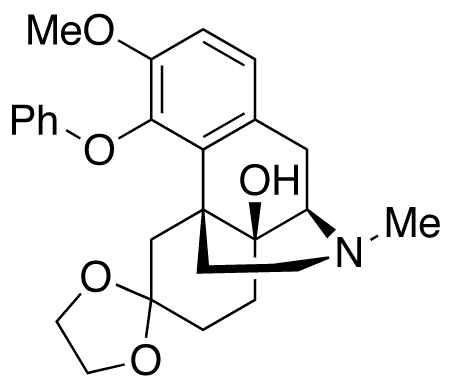 14-Hydroxy-3-methoxy-17-methyl-6-oxo-4-phenoxy-morphinan 6-Ethylene Ketal